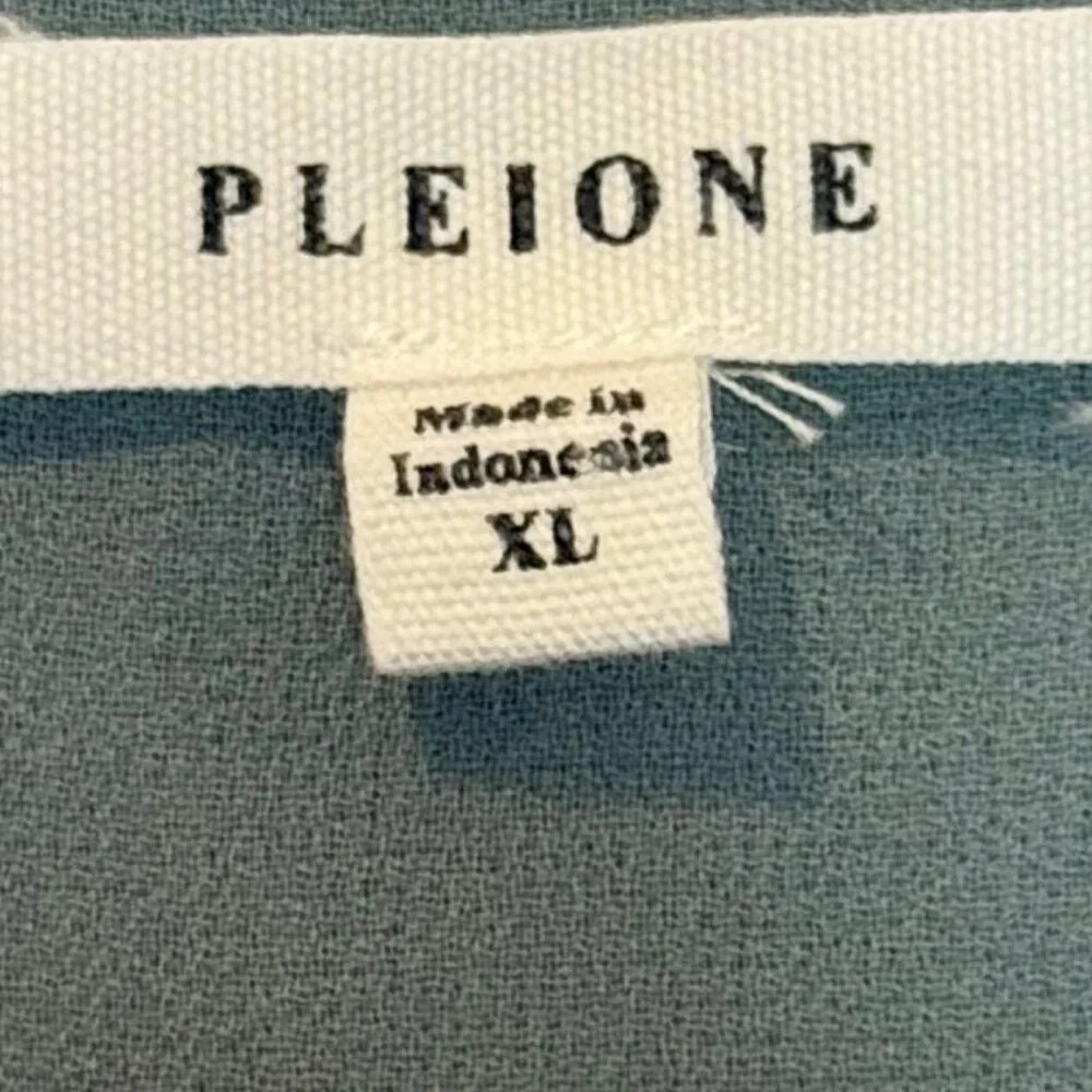 Anthropologie Pleione Double Layer Woven Tank, Sea Foam Green Sz XL - Picture 5 of 7